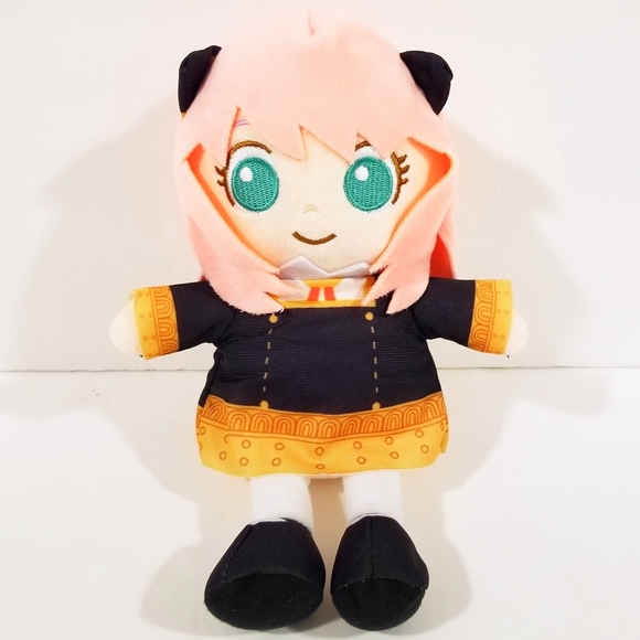 Anya Forger "Spy x Family" Plushie Anime Stuffed Doll Toy Embroidered Face New - Picture 6 of 6